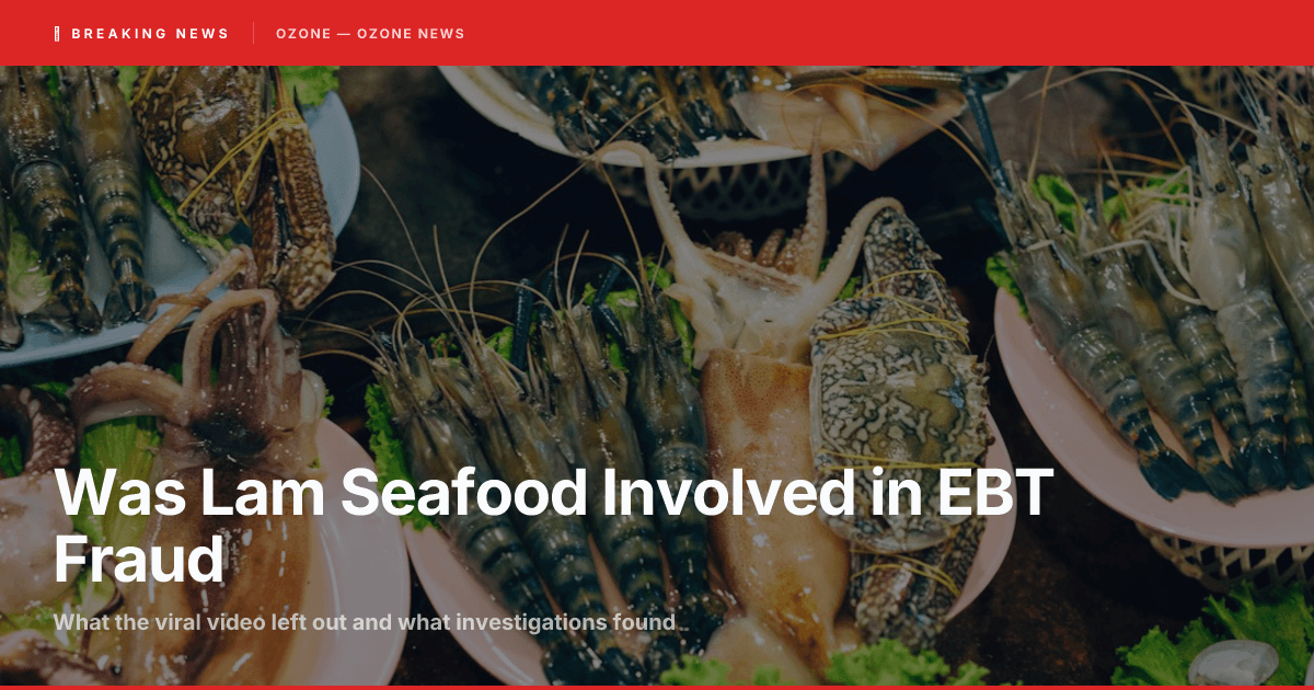 Lam's Seafood EBT Fraud King 5 | What Investigations Found